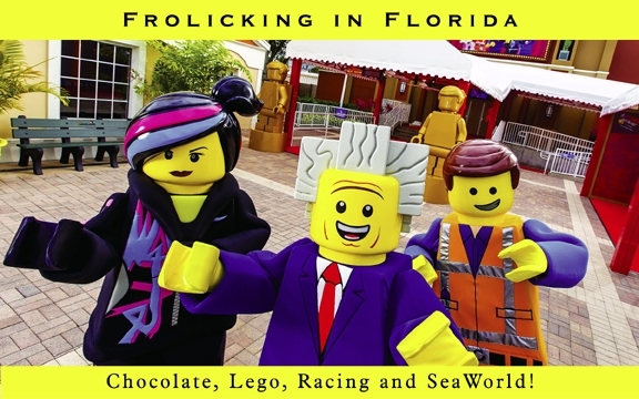 Frolicking in Florida – Chocolate, Lego, Racing and SeaWorld!