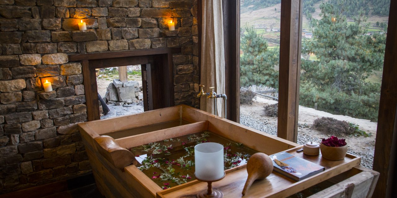 Traditional Bhutanese Bath House Opens at Gangtey Lodge Spa