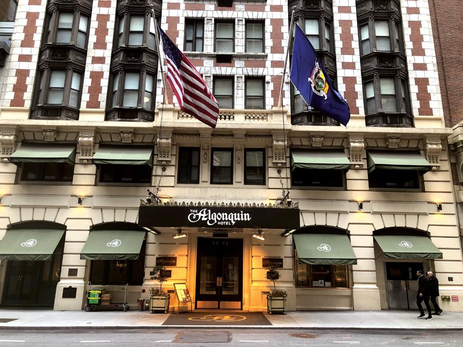Midtown Manhattan’s Algonquin Hotel