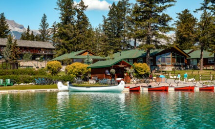 Taking the plunge at an iconic mountain cabin getaway